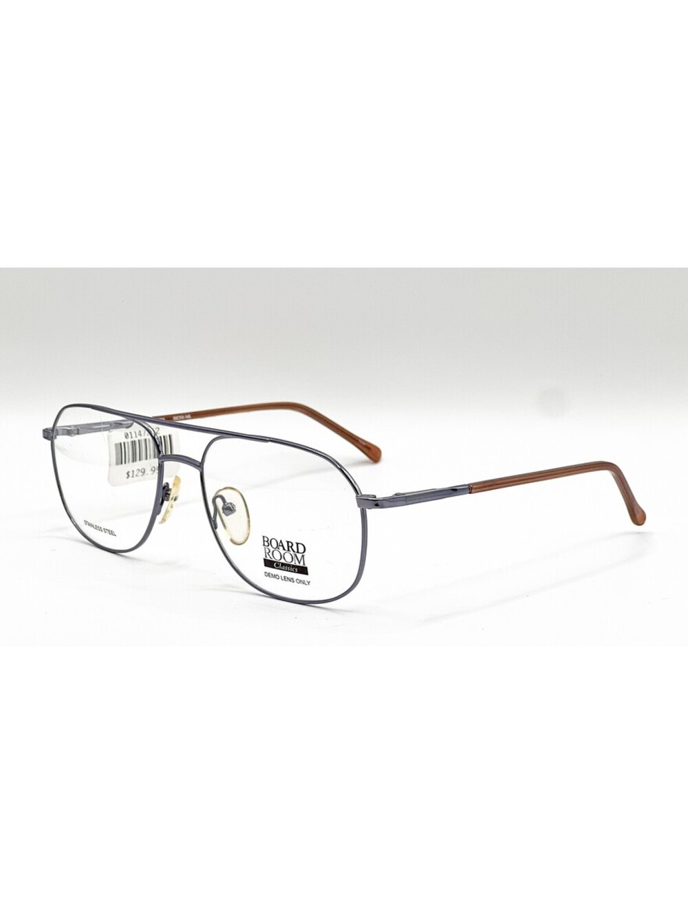 Boardroom Classics BC 803 Gunmetal Aviator Authentic Eyeglass Frames 58-18